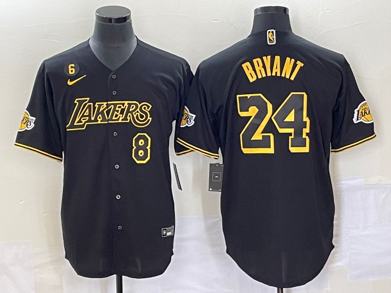 Men Los Angeles Lakers #24 Bryant black 2023 NBA Jersey style4->ncaa teams->NCAA Jersey